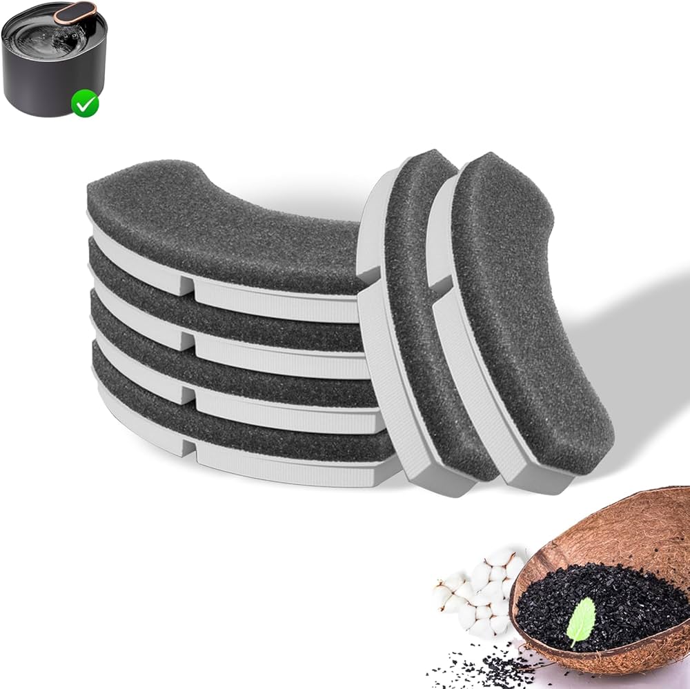 2 Pieces Replacement Filters with Activated Carbon and Resin, 2 Τεμάχια Ανταλλακτικά Φίλτρα με Ενεργό Άνθρακα & Ρητίνη
